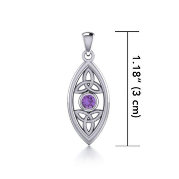 Celtic Triquetra Knot Silver Pendant TP1147 - Jewelry